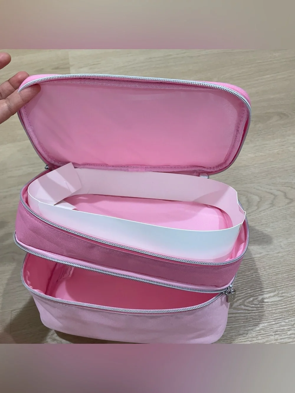 Skinnydip London Pink Two-Tone Vanity Case